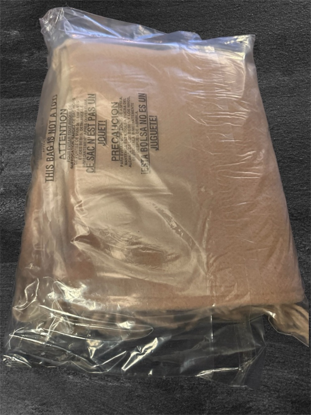 Club Monaco Brodie Wrap Foulards Camel Fringe Solid Fall Winter Women - Picture 2 of 5